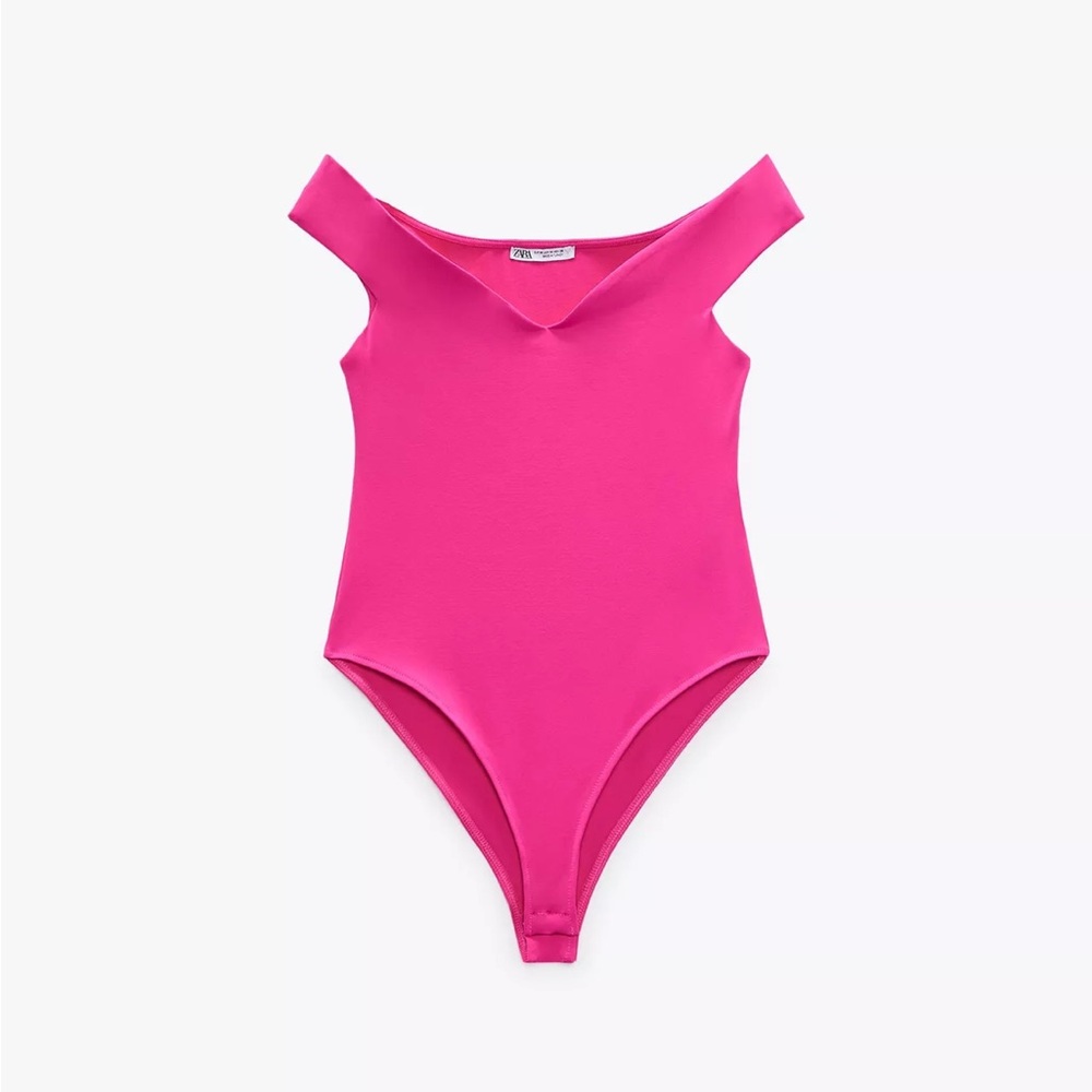 Zara pink fuschia body suit